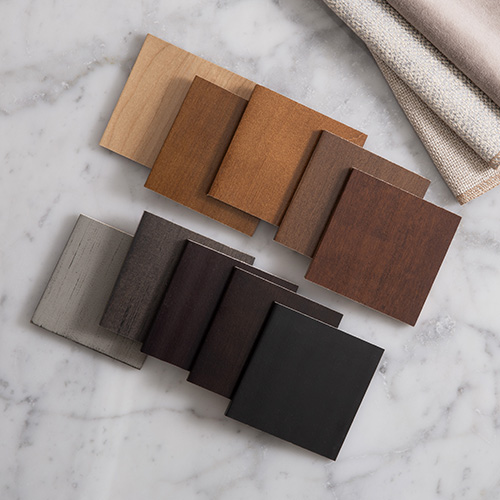 wood finish samples set