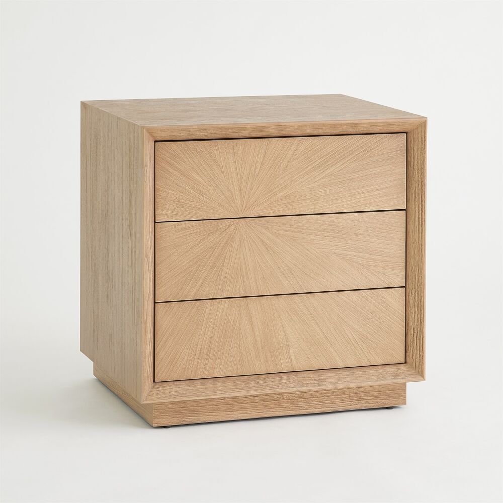 Burst Bedside Chest-Nutmeg