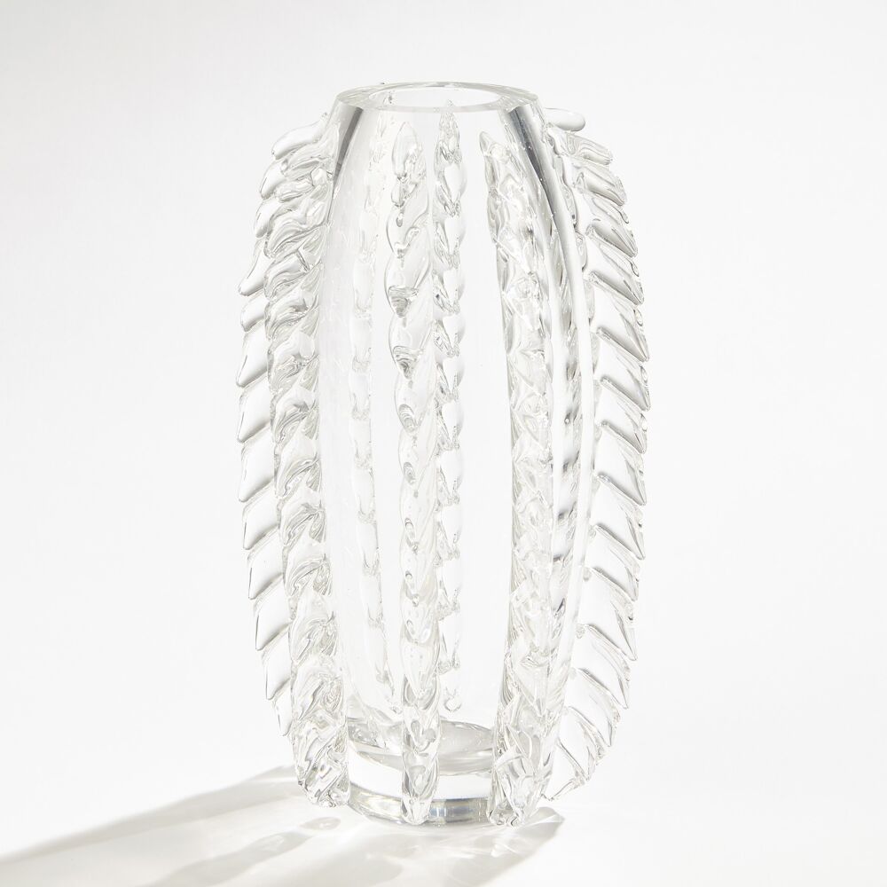 Fringe Vase-Clear