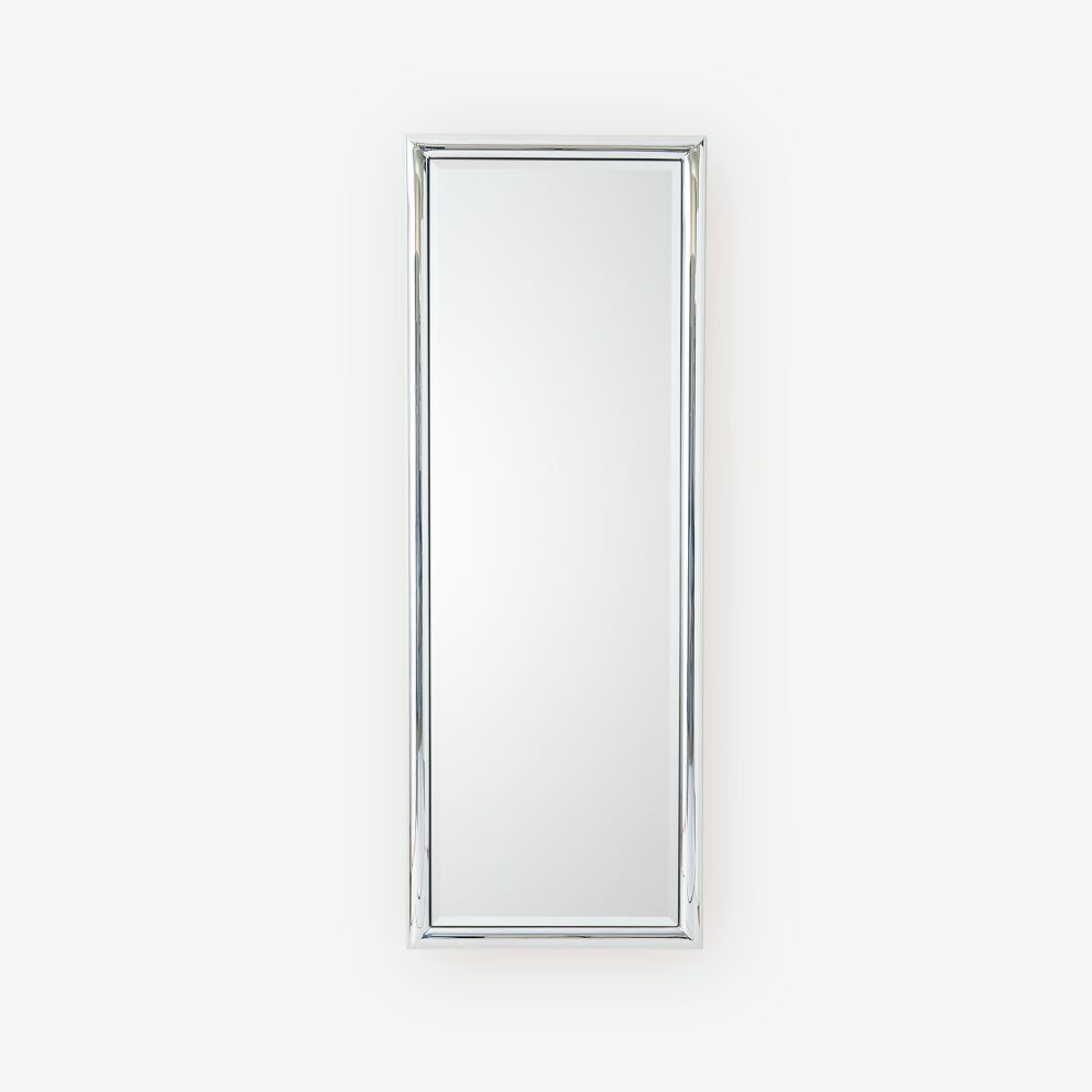 Bennett Floor Mirror-Nickel