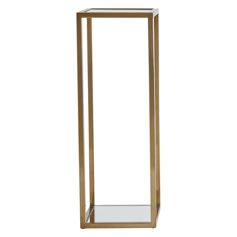 Escher Pedestal/Planter-Brass
