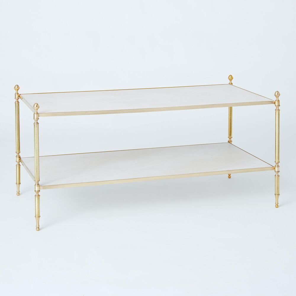 Acorn Cocktail Table-Brass