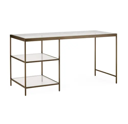 Vienna Desk - Antique Brass