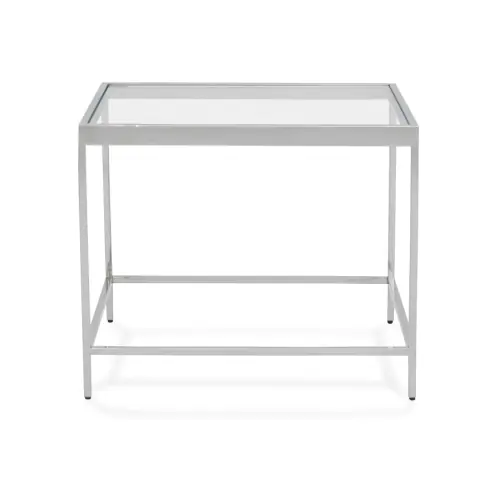 Vienna Side Table - Glass/Stainless Steel