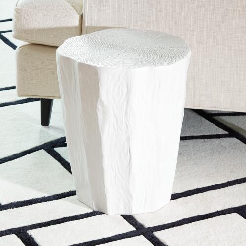Trunk Side Table-White