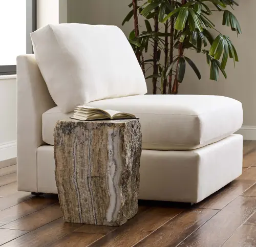 Onyx Side Table - Brown