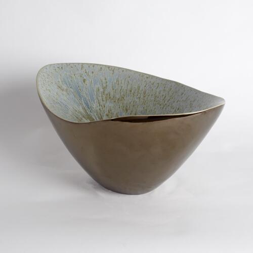 Marta's Bowl-Bronze Reactive Blue