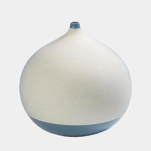 Pixelated Ball Vase-Blue