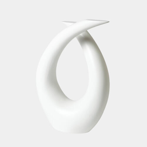 Loop Sculpture-Matte White