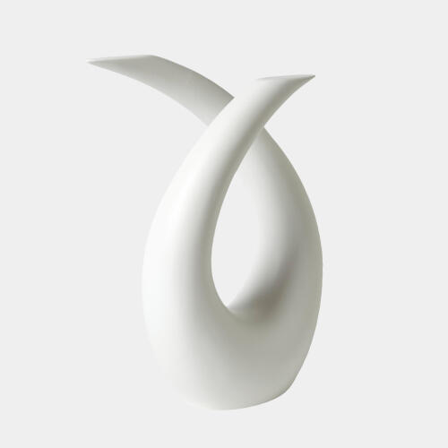 Loop Sculpture-Matte White