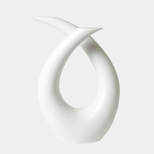 Loop Sculpture-Matte White