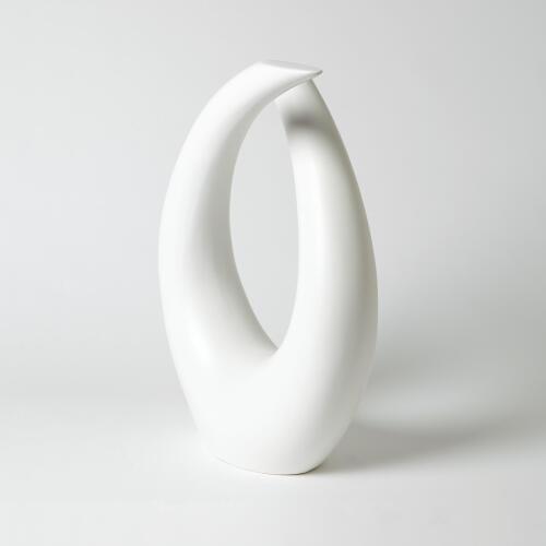Loop Sculpture-Matte White