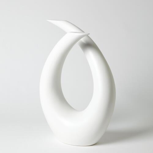 Loop Sculpture-Matte White