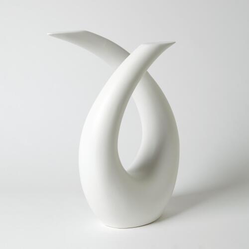 Loop Sculpture-Matte White