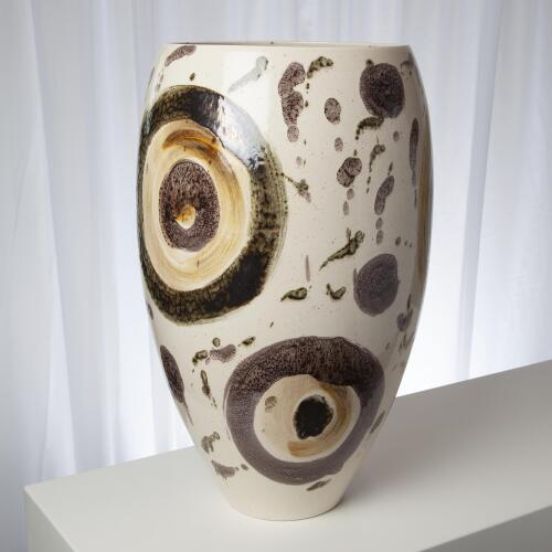 Earthtone Spots Vase