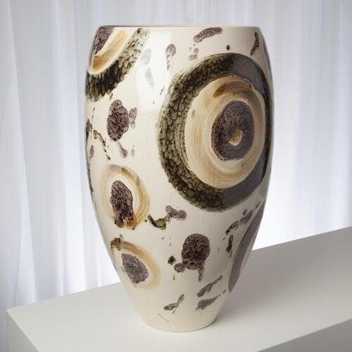 Earthtone Spots Vase