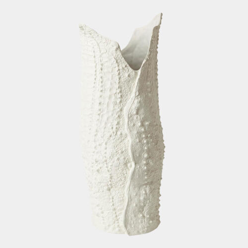 Crocodile Vase-Matte White