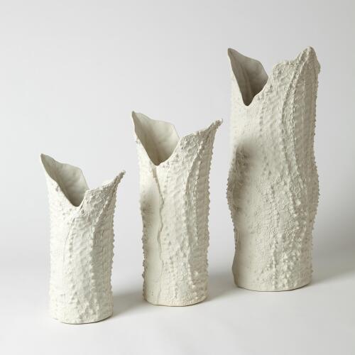 Crocodile Vase-Matte White