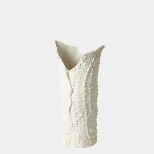 Crocodile Vase-Matte White