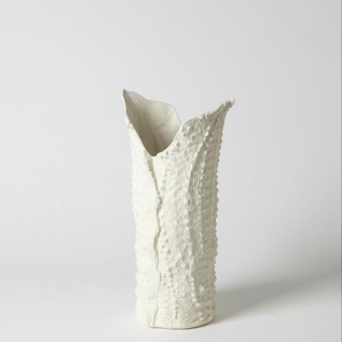 Crocodile Vase-Matte White