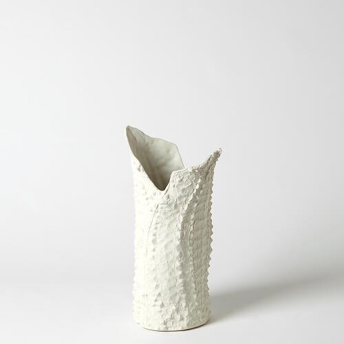 Crocodile Vase-Matte White