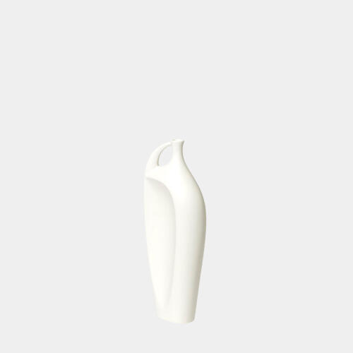 Indentation Vase-Matte White