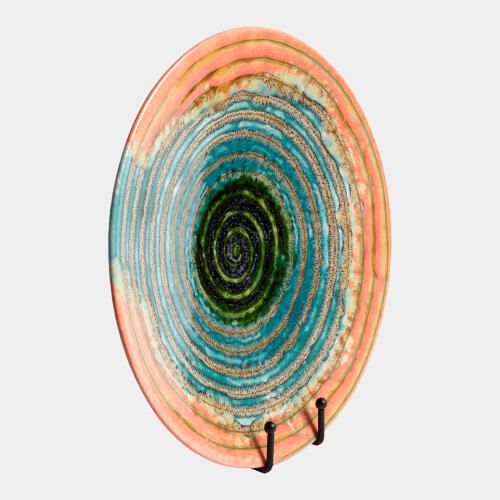 Watercolor Ringed Charger