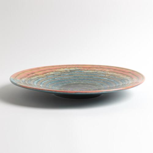 Watercolor Ringed Charger