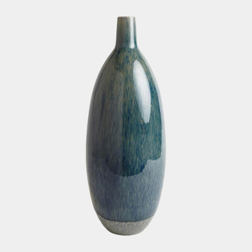 Lanner Vase-Teal-Tall
