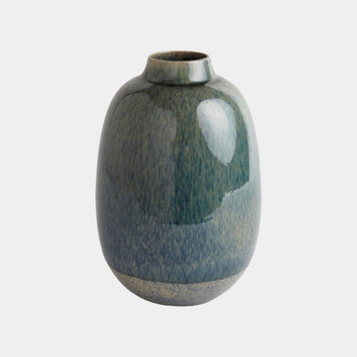 Lanner Vase-Teal-Short