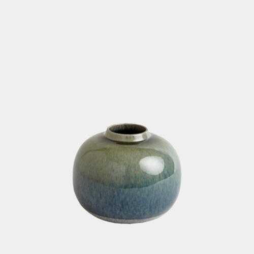 Lanner Vase-Teal-Ball