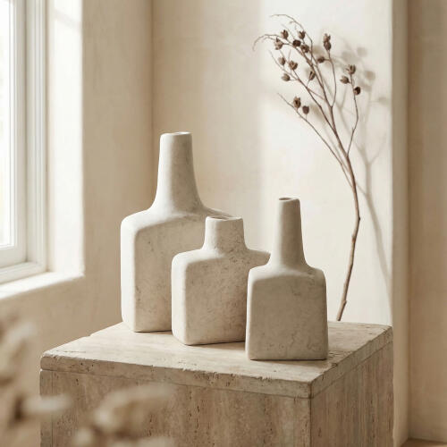 Fremen Tall Stack Bottle-Reactive Ivory