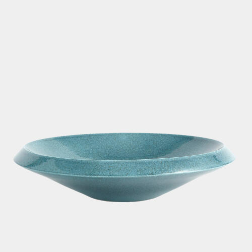 Kimono Low Bowl-Round-Teal