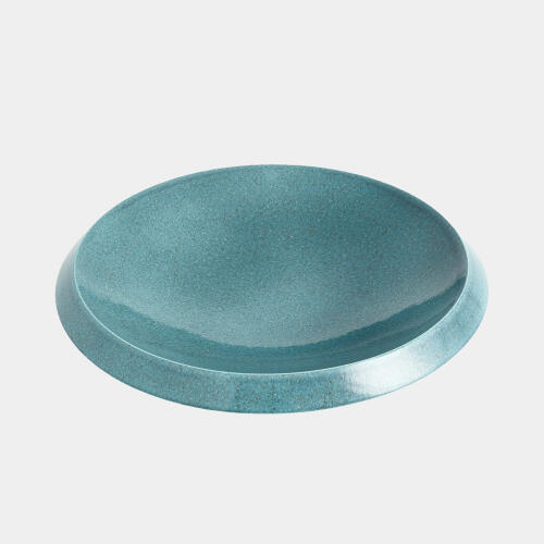 Kimono Low Bowl-Round-Teal