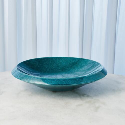 Low Bowl-Teal