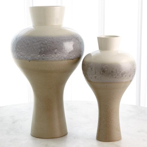 Cream Rises Swell Vase