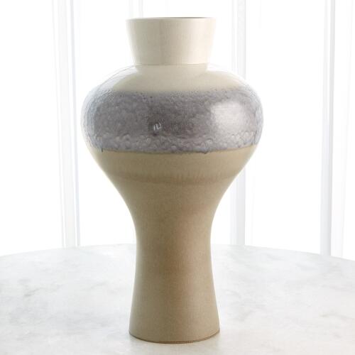 Cream Rises Swell Vase