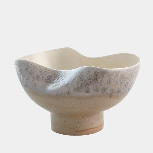 Dented Bowl-Cream Rises