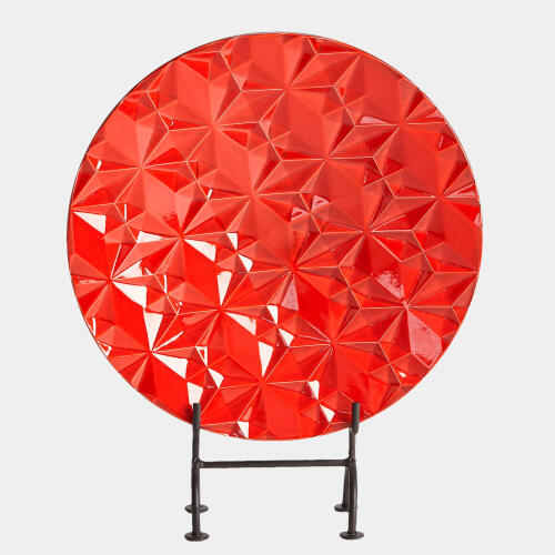 Geometric Charger-Red