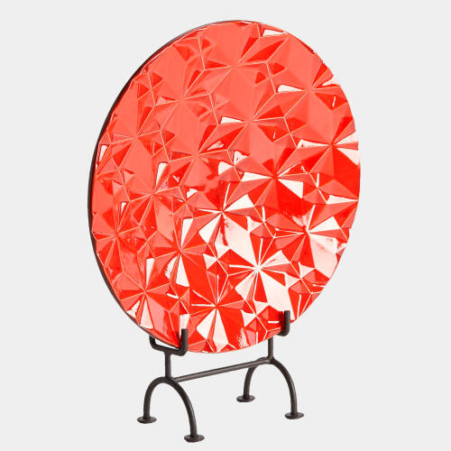 Geometric Charger-Red