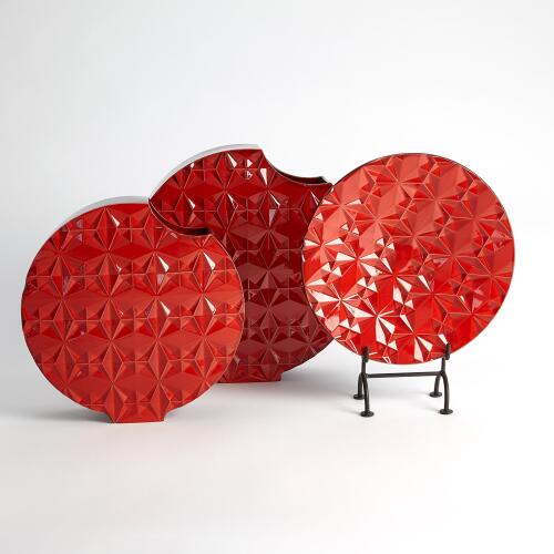 Geometric Charger-Red