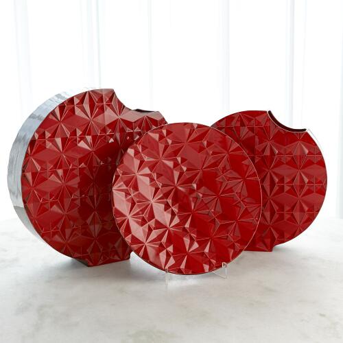 Geometric Charger-Red