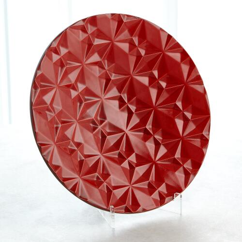 Geometric Charger-Red