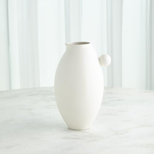 Ball Handled Ice Bucket-White