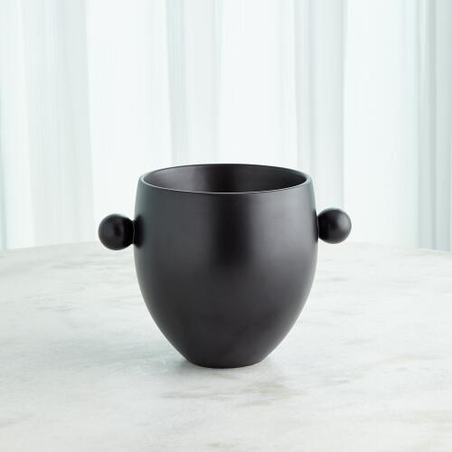 Ball Handled Pitcher-Black-Sm