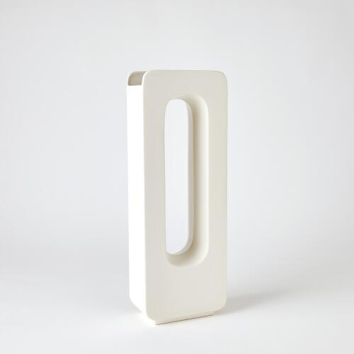Rectangle Vase-White