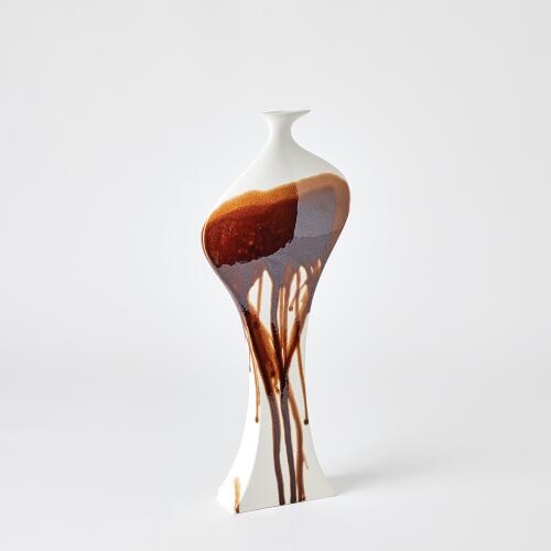 Curvy Bottle-Garnet Splash