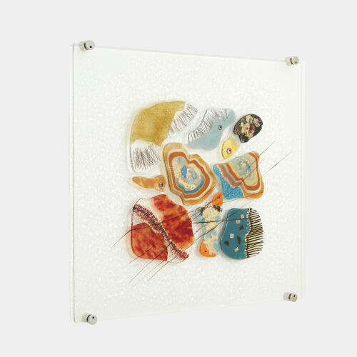 Lucretzia Fused Glass Panel-Square-Cool