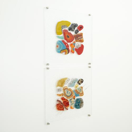 Fused Glass Wall Panel