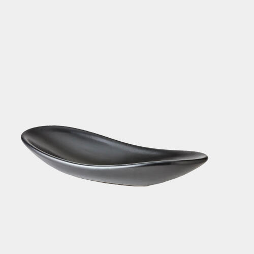 Oblong Platter Bowl-Matte Black